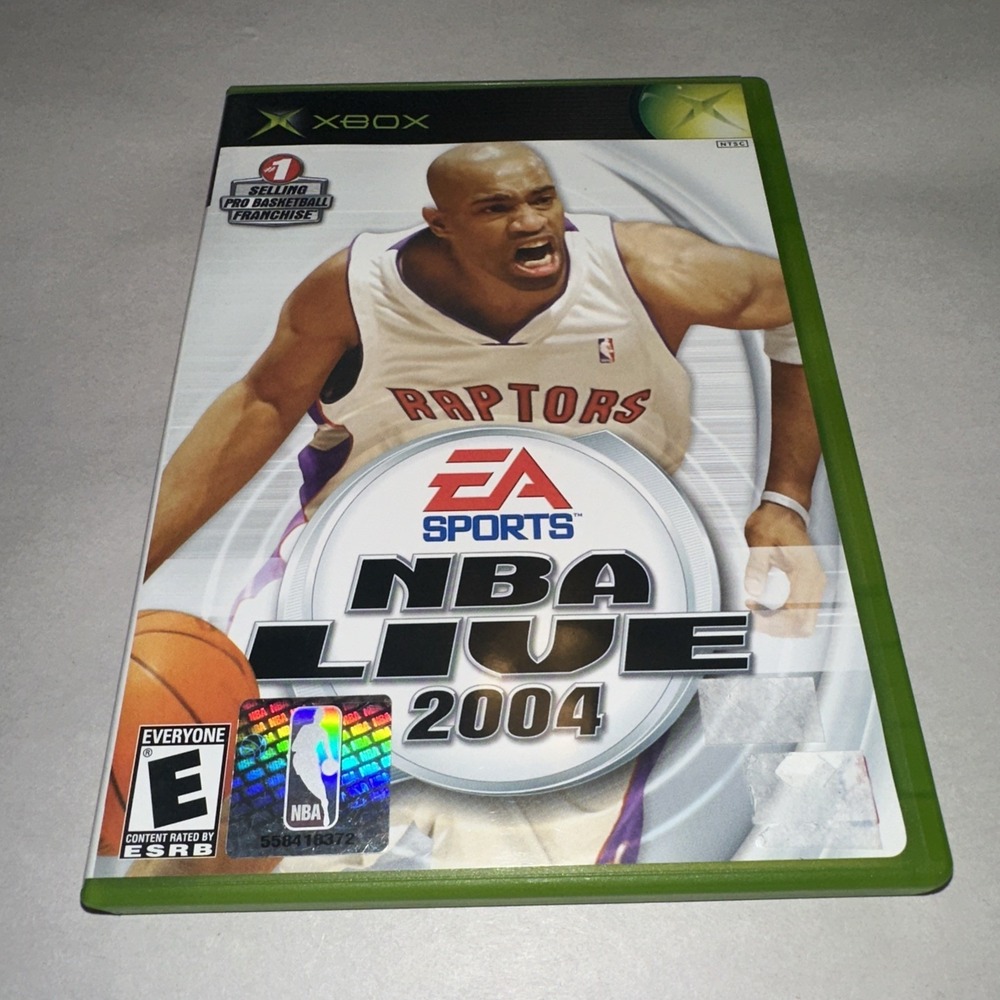 NBA Live 2004 (Microsoft Xbox) Complete CIB Excellent Condition